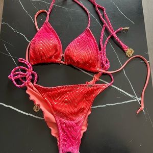 Luli Fama Sunset Angel Bikini: Fresh & Flawless!  New, never used.